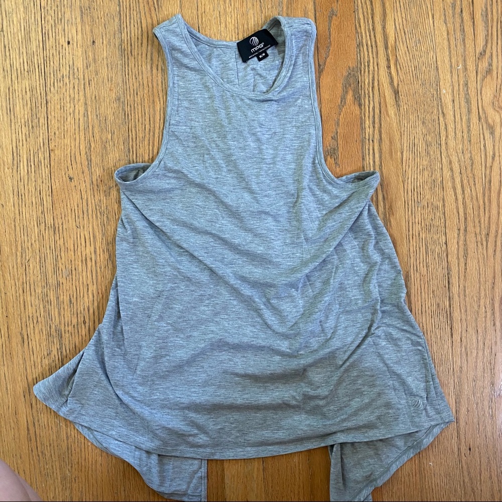 Mpg Running/Workout Knot And Split Back Top - image 7